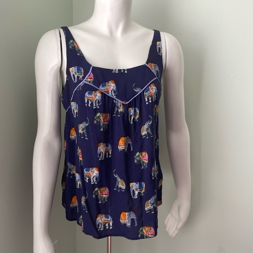 ANTHROPOLOGIE Maeve Elephant Tank size XS